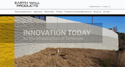 Desktop Screenshot of earthwallproducts.com