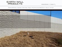 Tablet Screenshot of earthwallproducts.com